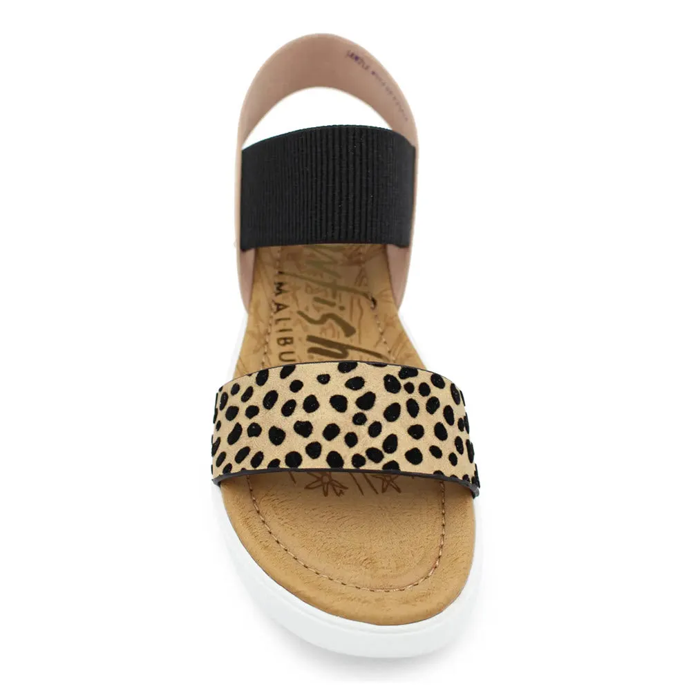 BLOWFISH TIA SAND LEOPARD - WOMENS