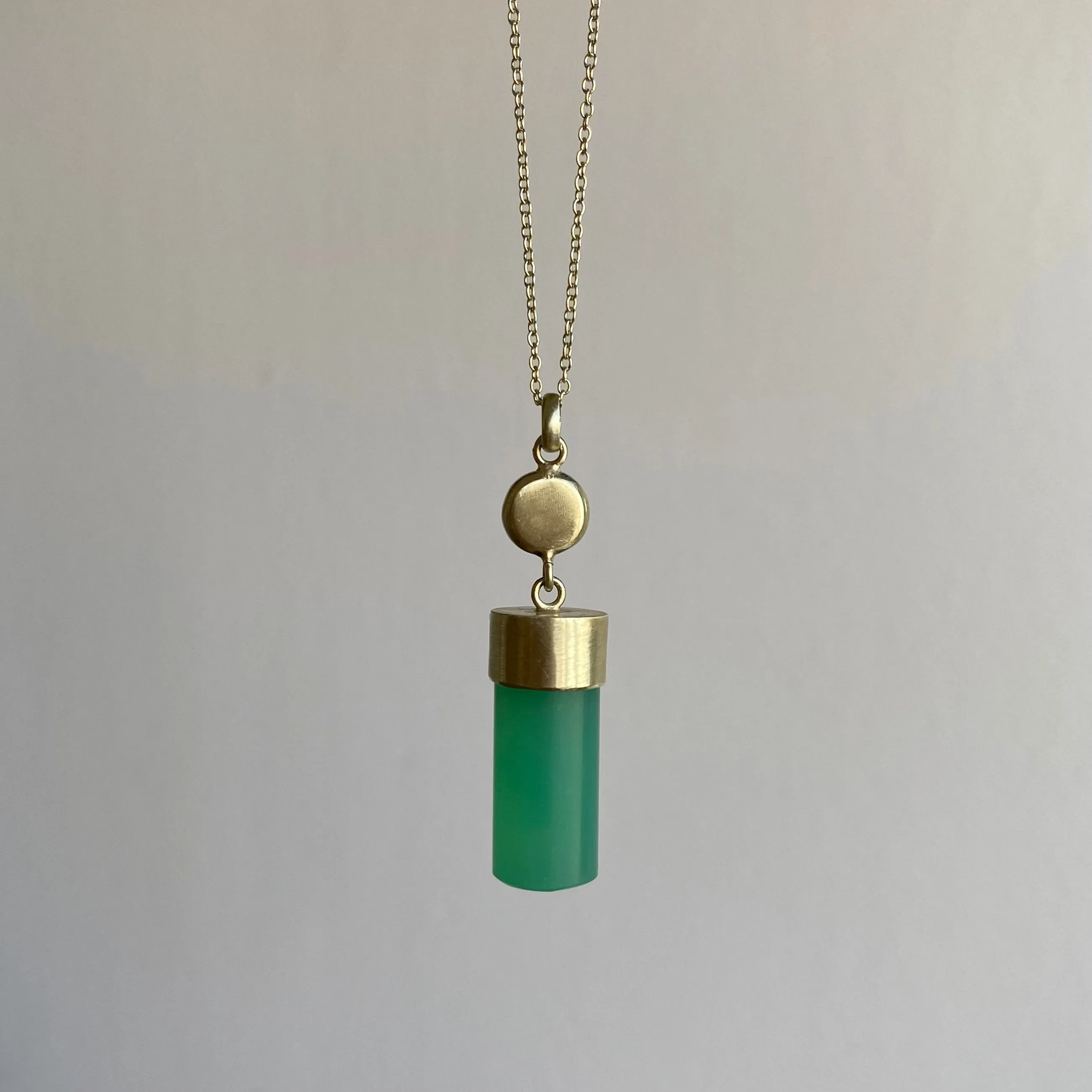 Chrysoprase Temple Necklace