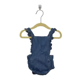 Jean Overalls Romper / Cross Straps