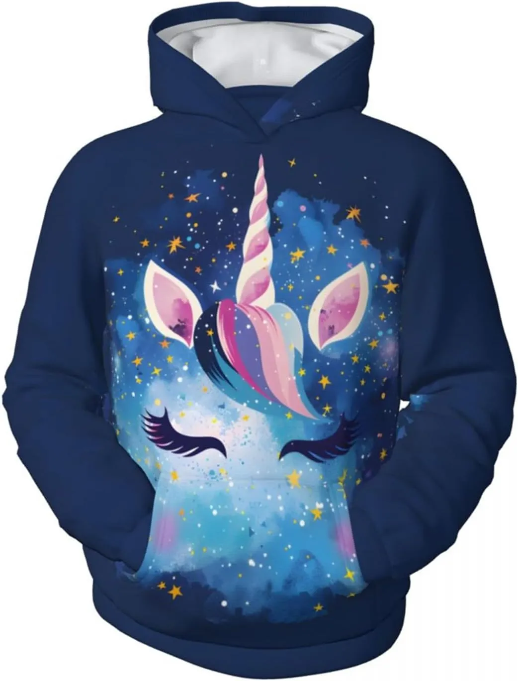 Kids Novelty 3D Printed Sweatshirt Girl Boy Galaxy Pullover Hoodies