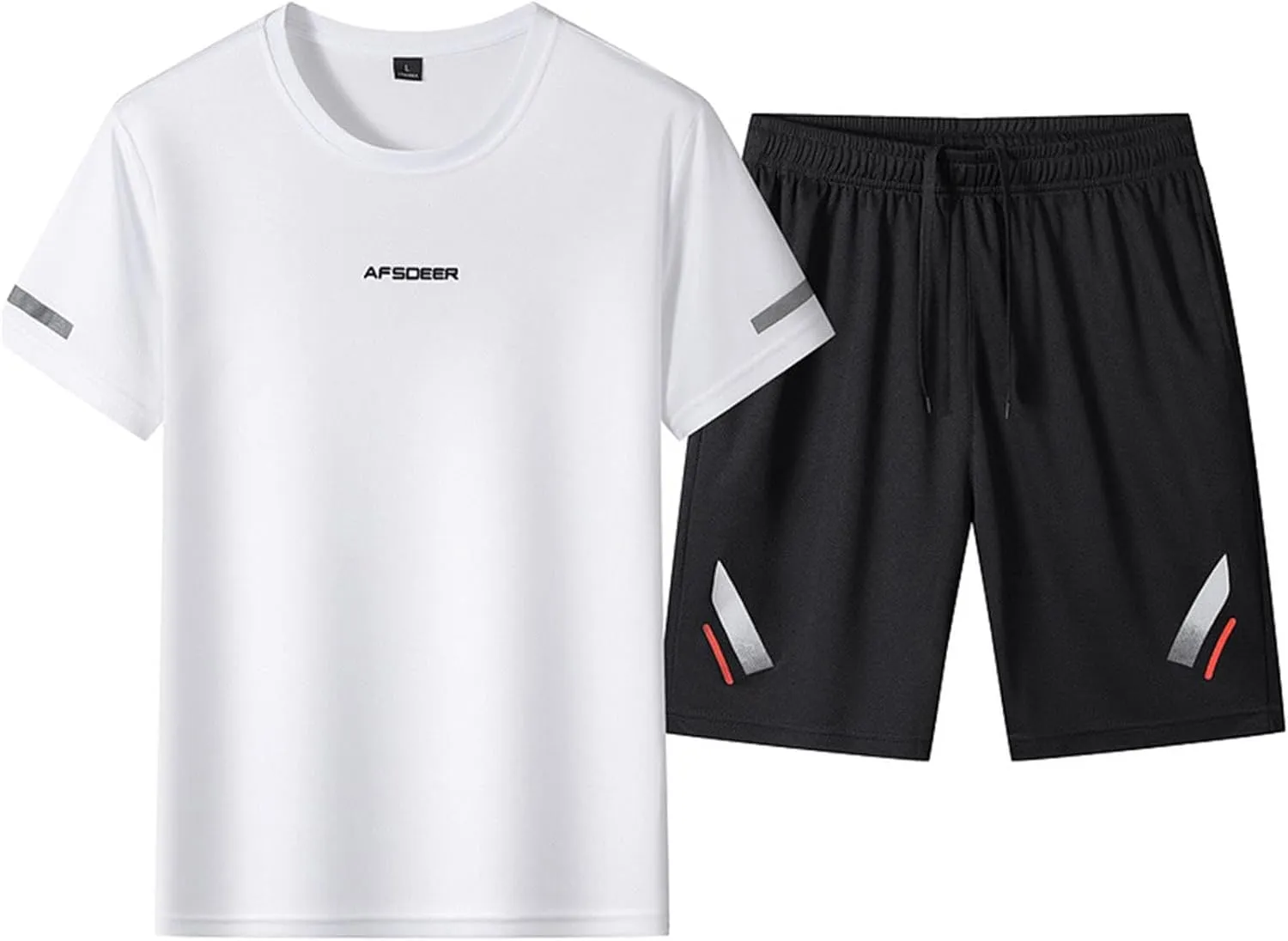 Men's 2 Pieces Linen Set, Casual Short Sleeve Henley Shirts Beach Yoga Short Pants Summer Sweatsuits Joggers Outfits