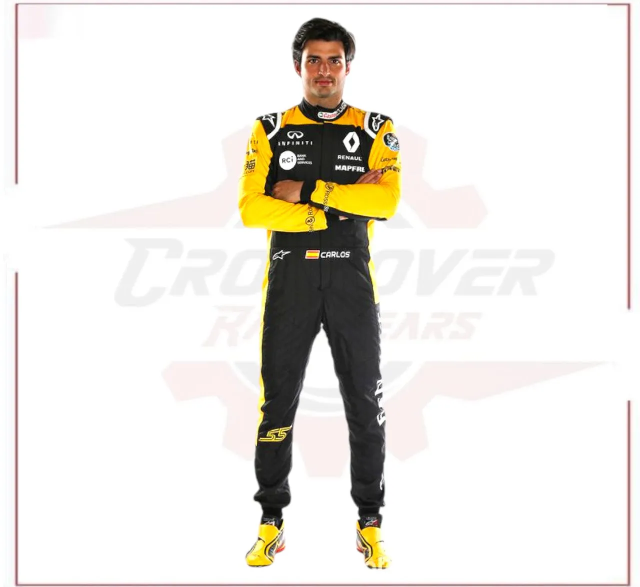 New Carlos Sainz jr Renault 2018 F1 Racing Suit