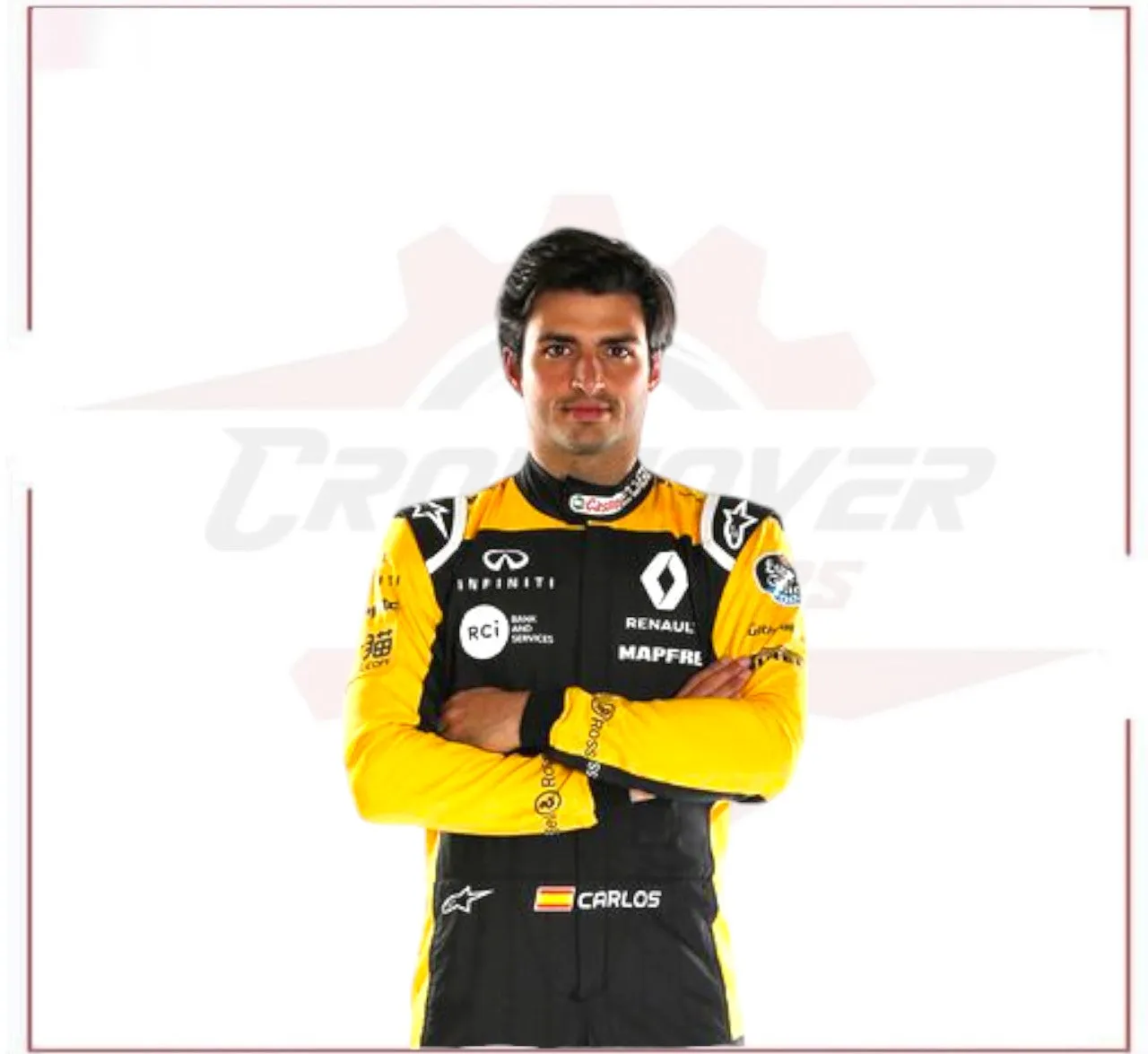 New Carlos Sainz jr Renault 2018 F1 Racing Suit