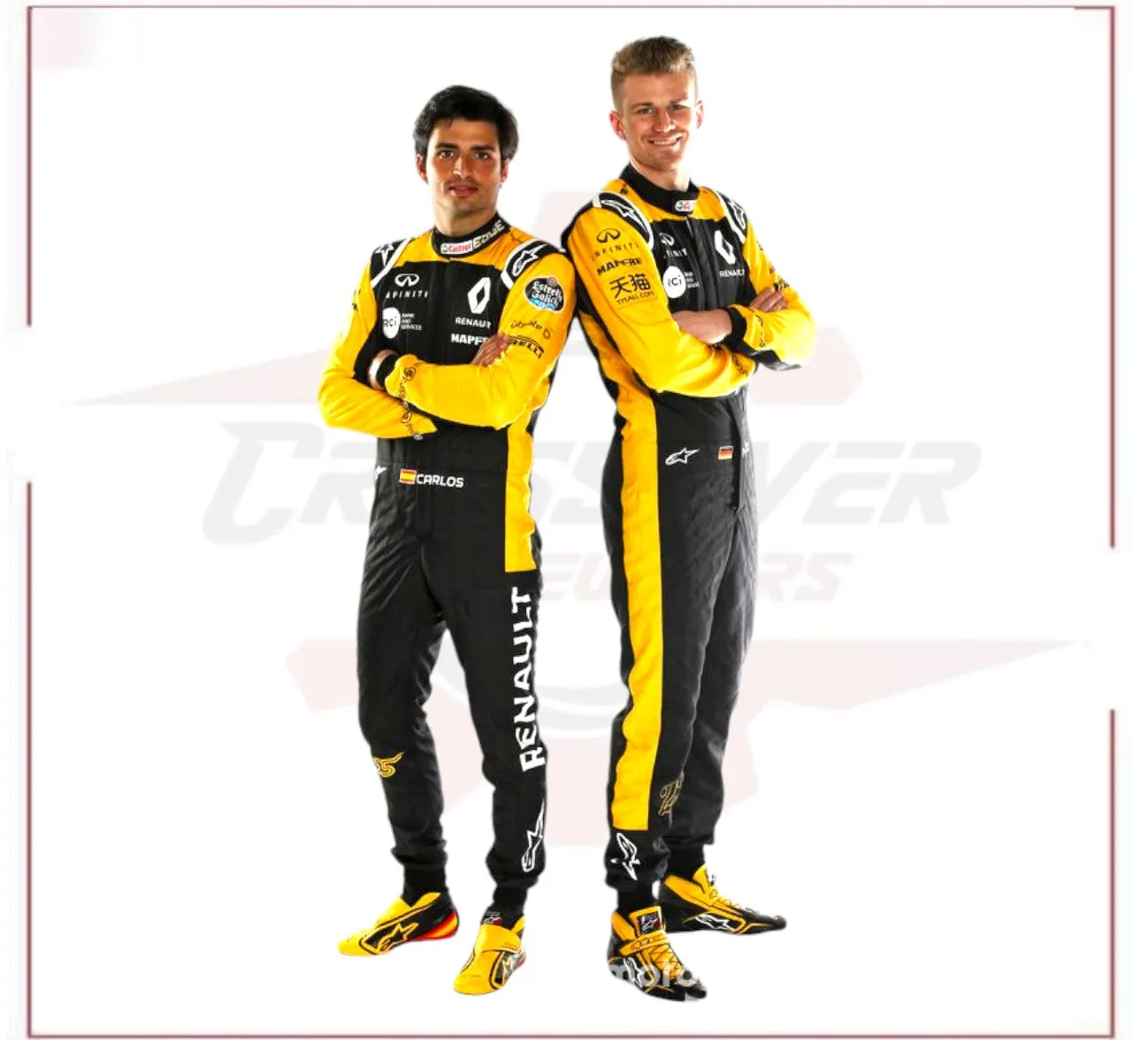 New Carlos Sainz jr Renault 2018 F1 Racing Suit