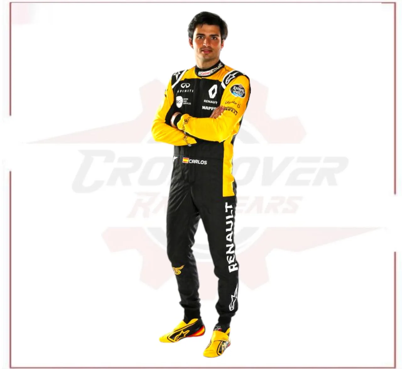 New Carlos Sainz jr Renault 2018 F1 Racing Suit