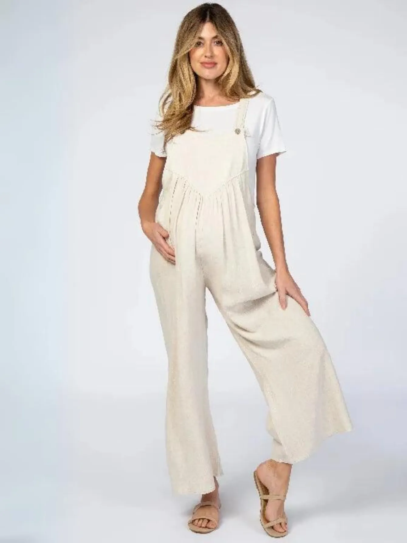 Plus Size Wide Leg Overalls Jumpsuit