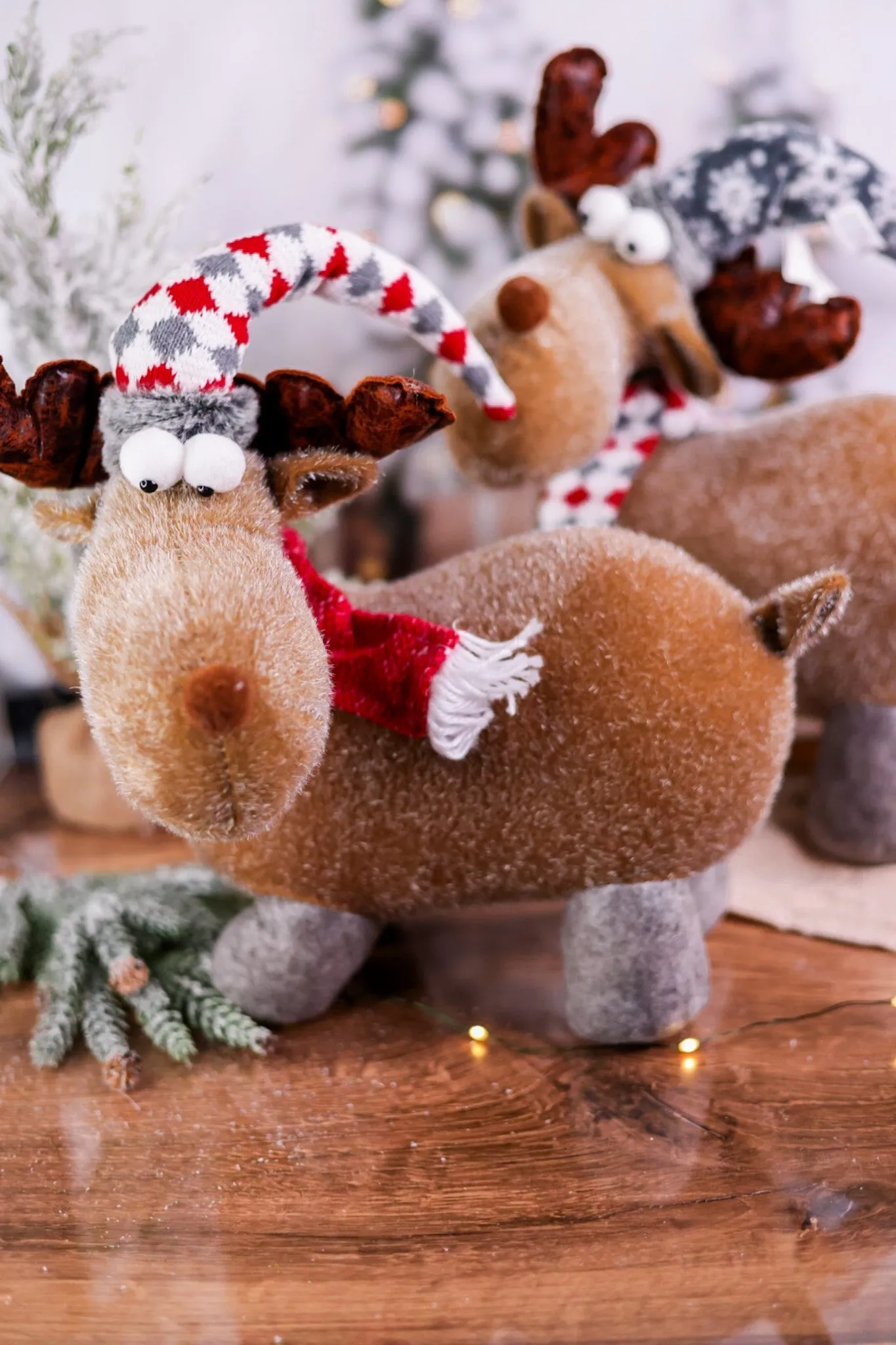 Plush Christmas Moose (2 Styles) FINAL SALE