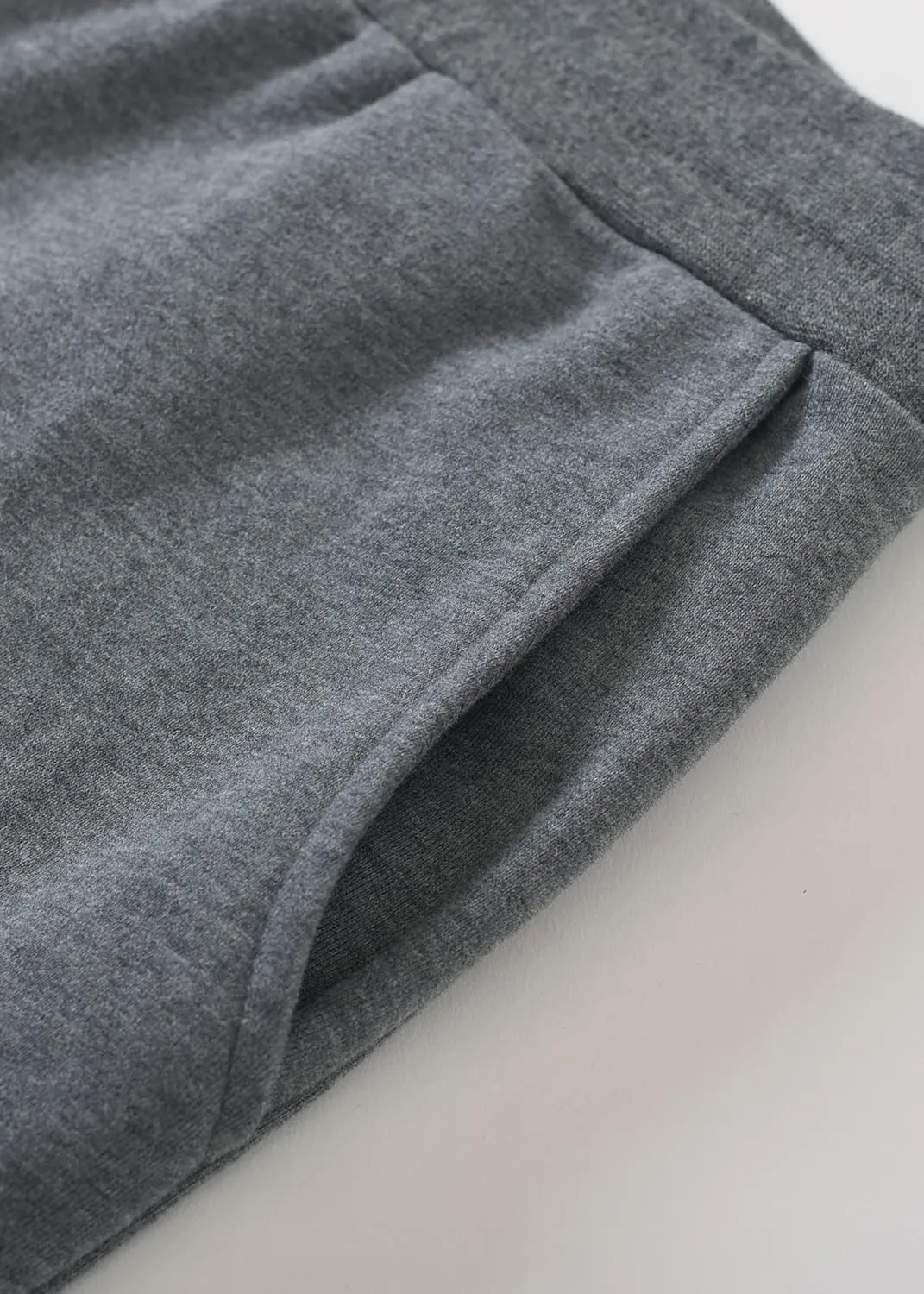 Weintee Women's Petite Joggers Cotton Sweatpants with Pockets