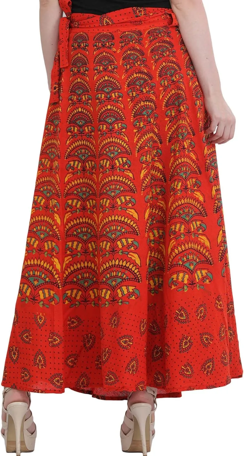 Wrap-Around Printed Long Skirt from Pilkhu