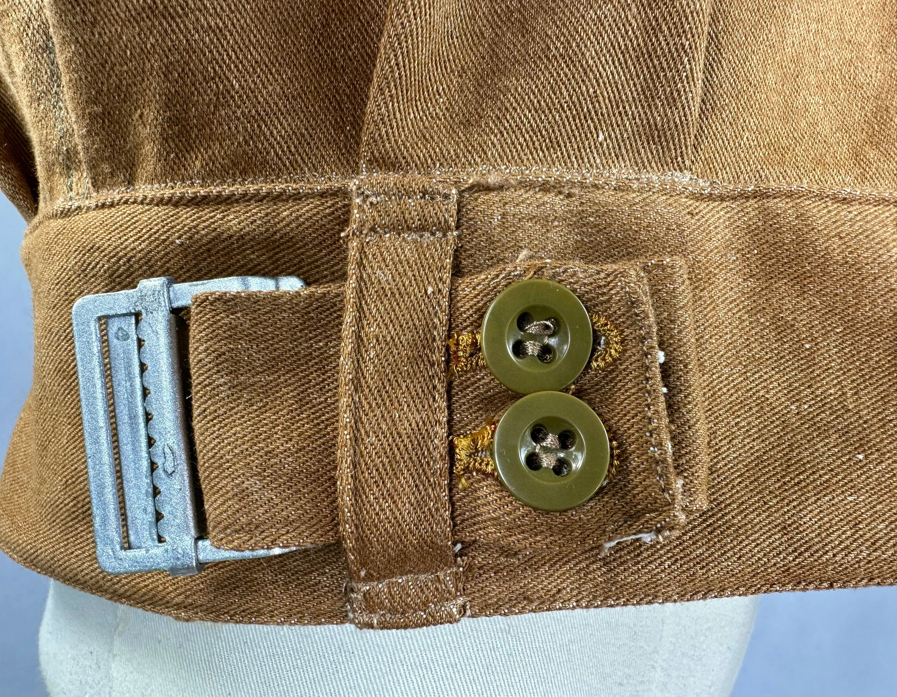 WW2 British P37 Battledress Jacket Tunic Overalls Blouses Denim Brown